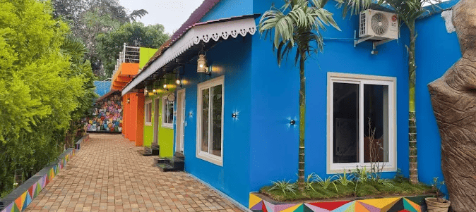 Colourful cottages